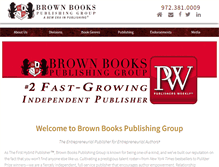 Tablet Screenshot of brownbooks.com